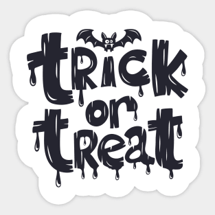 Trick or Treak happy Halloween party Sticker